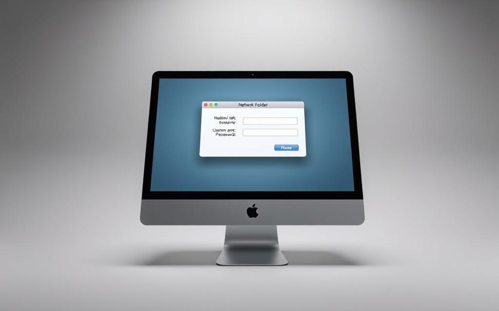 macOS network folder connection dialog