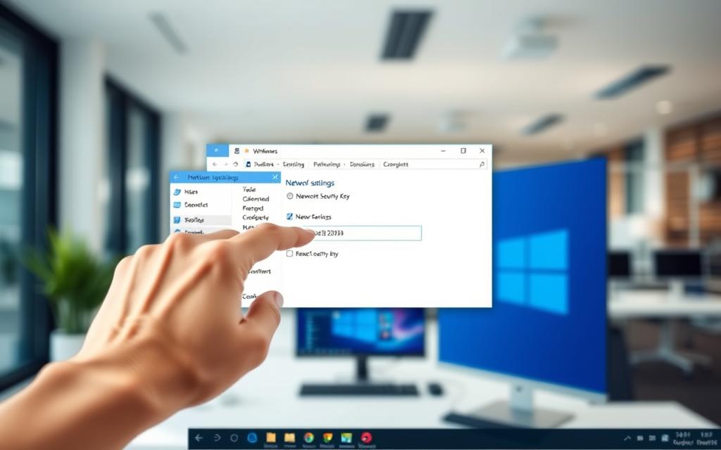 windows network key retrieval